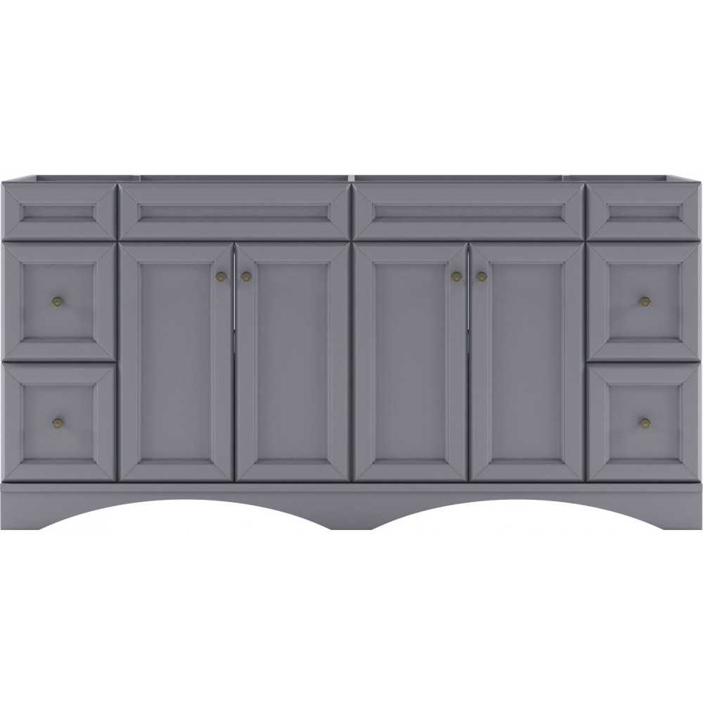 Talisa 72" Double Cabinet in Gray