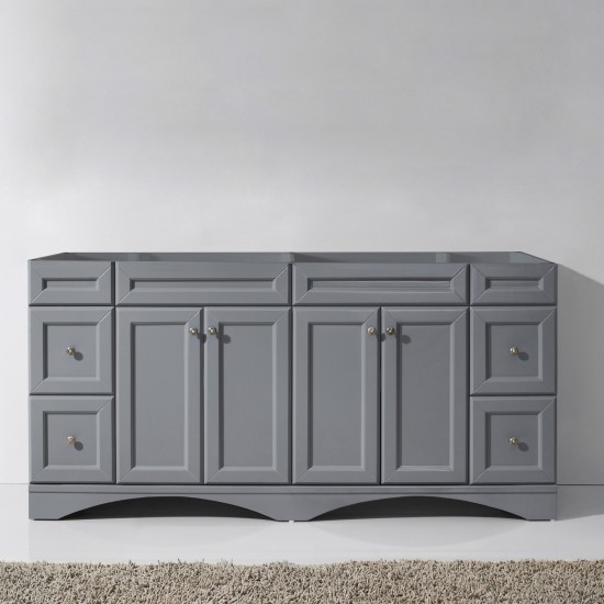 Talisa 72" Double Cabinet in Gray