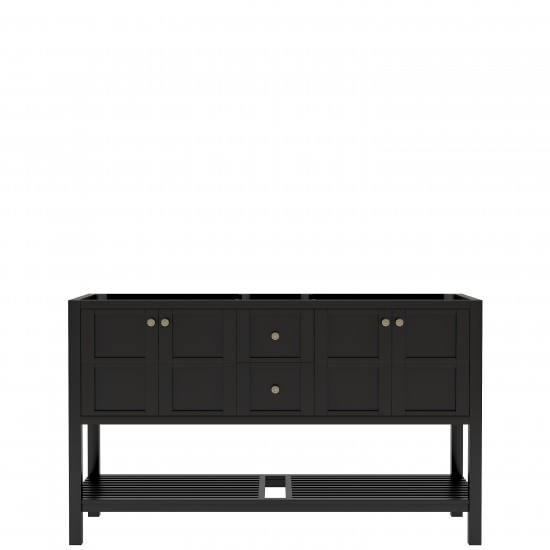 Winterfell 60" Double Cabinet in Espresso