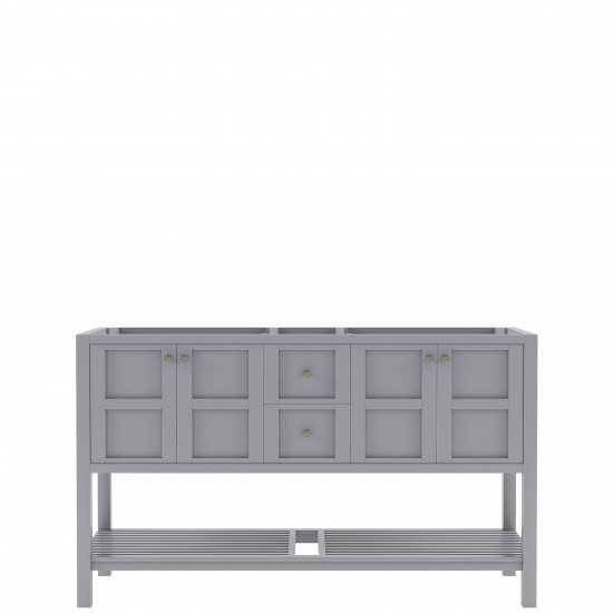 Winterfell 60" Double Cabinet in Gray