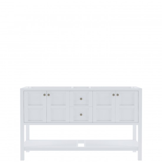 Winterfell 60" Double Cabinet in White