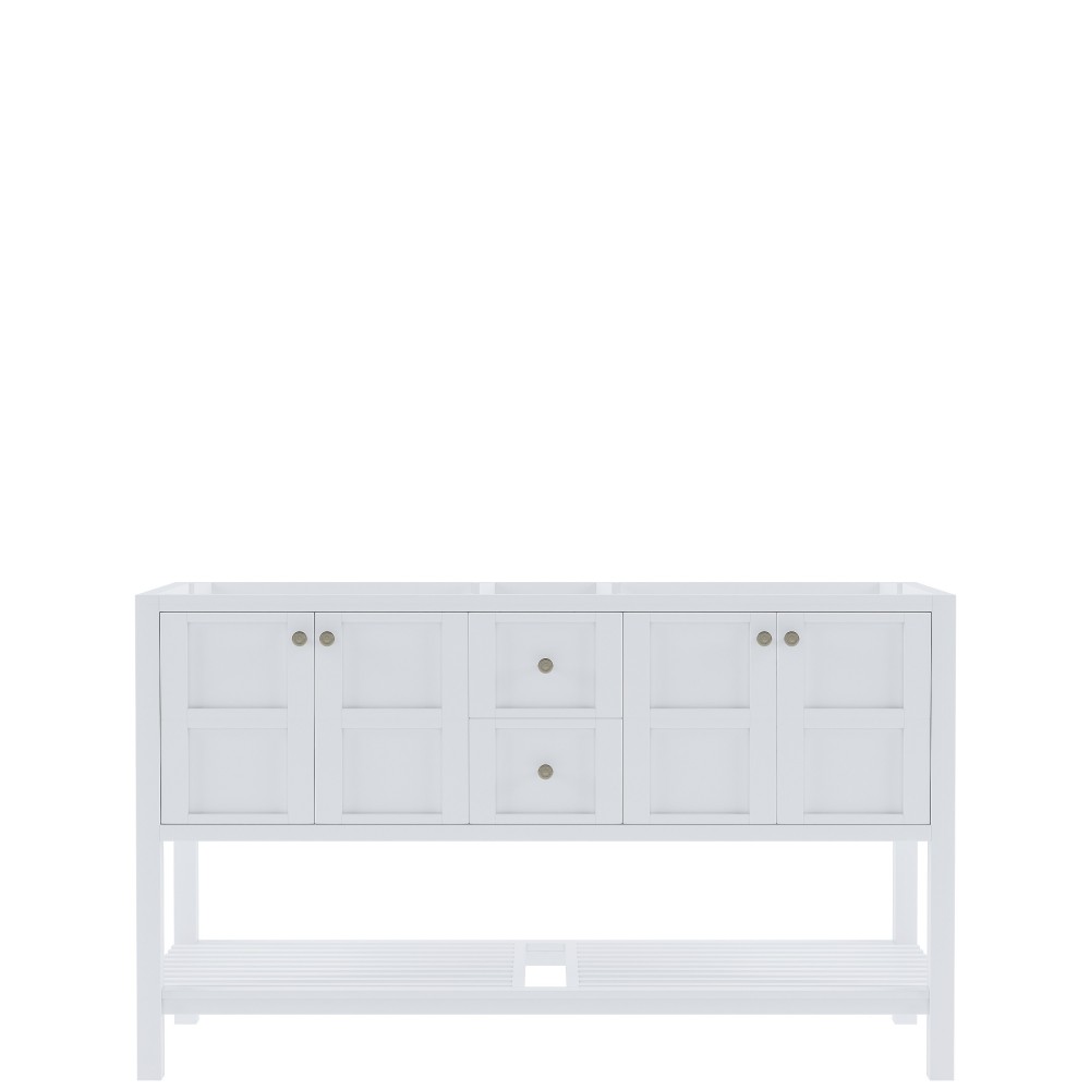 Winterfell 60" Double Cabinet in White