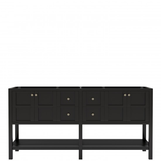 Winterfell 72" Double Cabinet in Espresso