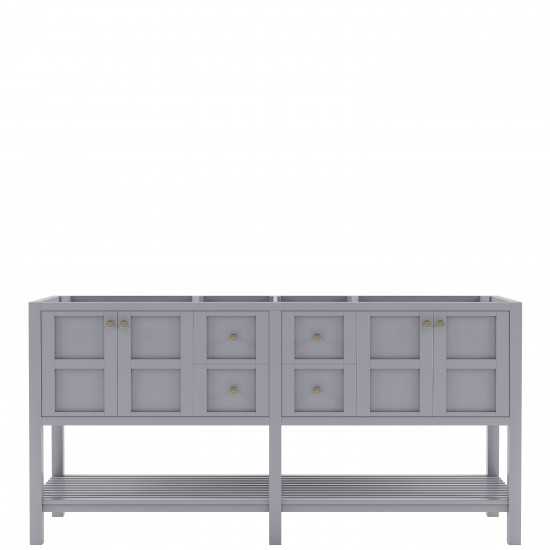 Winterfell 72" Double Cabinet in Gray