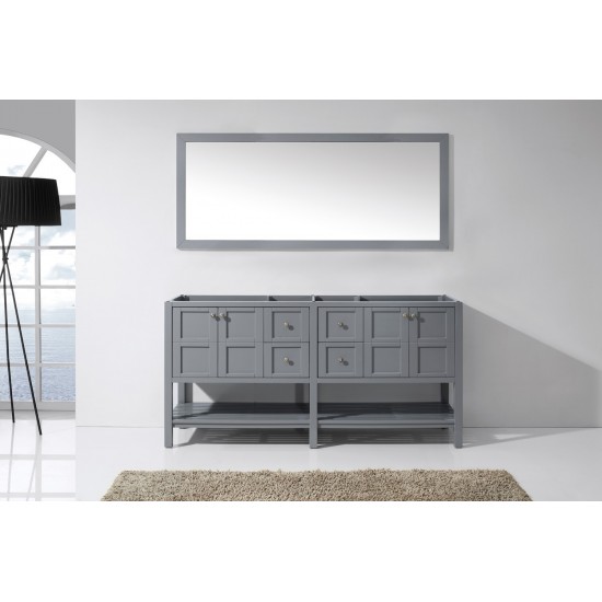 Winterfell 72" Double Cabinet in Gray