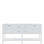 Winterfell 72" Double Cabinet in White