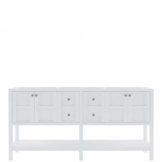 Winterfell 72" Double Cabinet in White