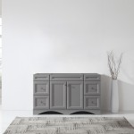 Talisa 60" Single Cabinet in Gray