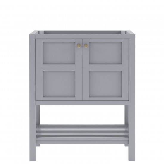 Winterfell 30" Single Cabinet in Cashmere Gray