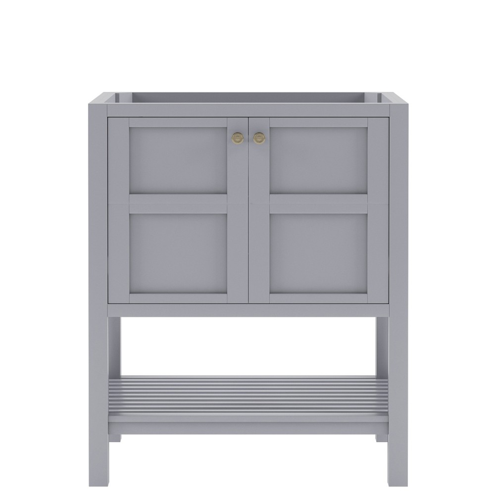 Winterfell 30" Single Cabinet in Cashmere Gray