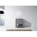 Winterfell 30" Single Cabinet in Cashmere Gray