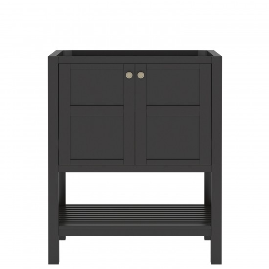 Winterfell 30" Single Cabinet in Espresso