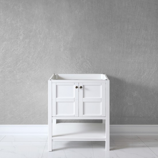 Winterfell 30" Single Cabinet in White