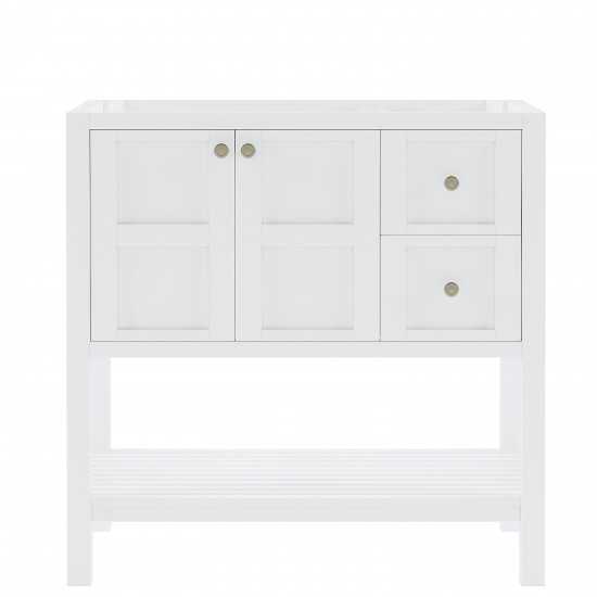 Winterfell 36" Single Cabinet in White