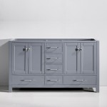 Caroline Avenue 60" Double Cabinet in Gray