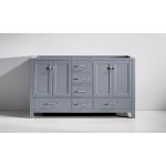 Caroline Avenue 60" Double Cabinet in Gray