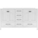 Caroline Avenue 60" Double Cabinet in White