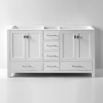 Caroline Avenue 60" Double Cabinet in White