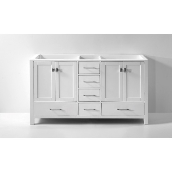 Caroline Avenue 60" Double Cabinet in White