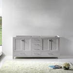 Caroline Avenue 72" Double Cabinet in Cashmere Gray