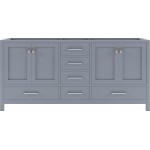 Caroline Avenue 72" Double Cabinet in Gray