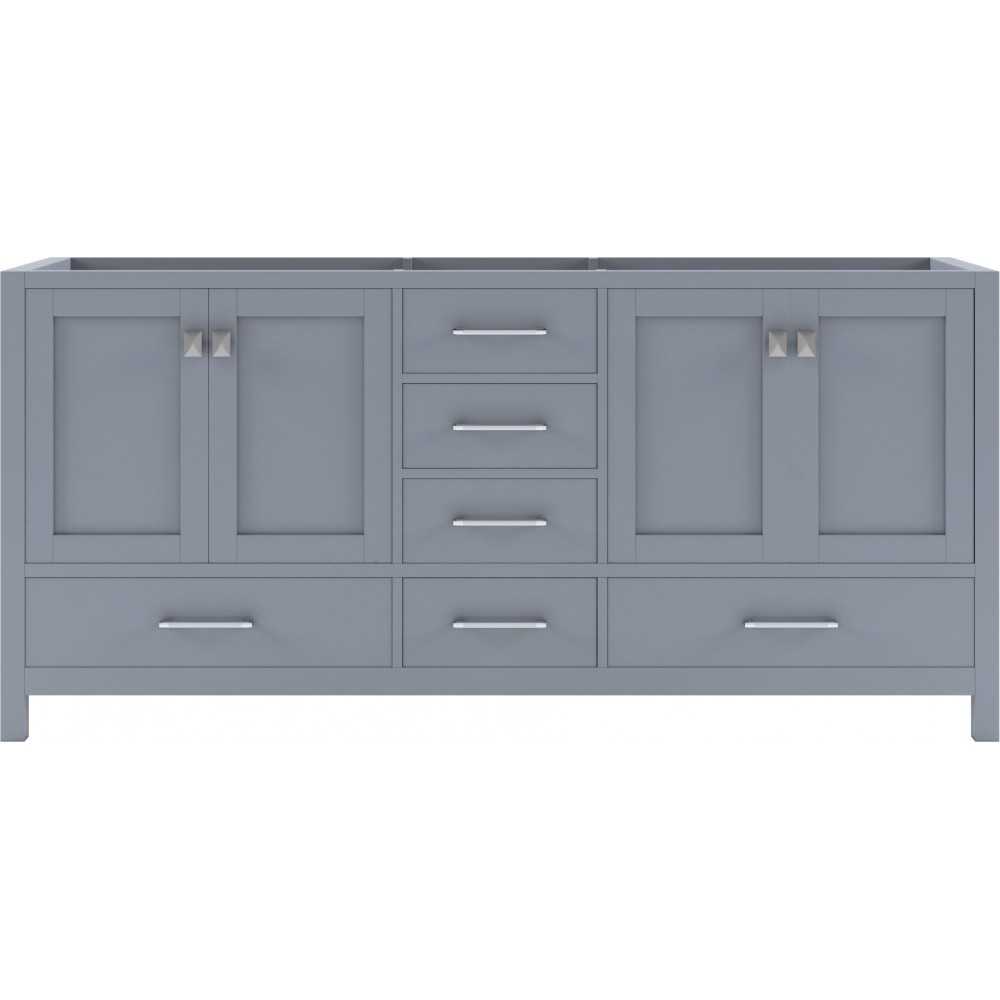 Caroline Avenue 72" Double Cabinet in Gray