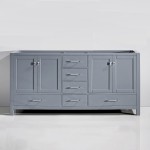 Caroline Avenue 72" Double Cabinet in Gray