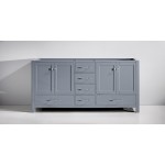 Caroline Avenue 72" Double Cabinet in Gray