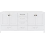 Caroline Avenue 72" Double Cabinet in White