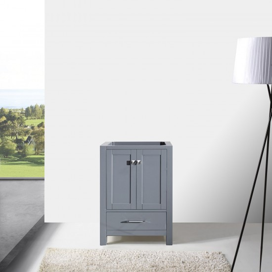 Caroline Avenue 24" Single Cabinet in Gray