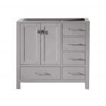 Caroline Avenue 36" Single Cabinet in Cashmere Gray