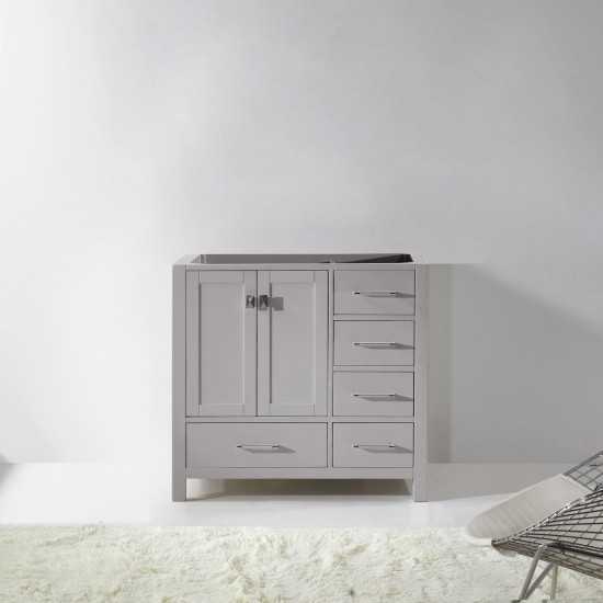 Caroline Avenue 36" Single Cabinet in Cashmere Gray