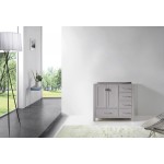 Caroline Avenue 36" Single Cabinet in Cashmere Gray