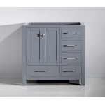 Caroline Avenue 36" Single Cabinet in Gray