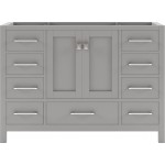 Caroline Avenue 48" Single Cabinet in Cashmere Gray