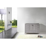 Caroline Avenue 48" Single Cabinet in Cashmere Gray