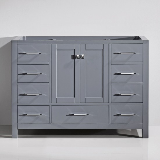 Caroline Avenue 48" Single Cabinet in Gray