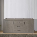 Tavian 72" Double Cabinet in Gray Oak