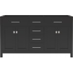 Caroline 60" Double Cabinet in Espresso