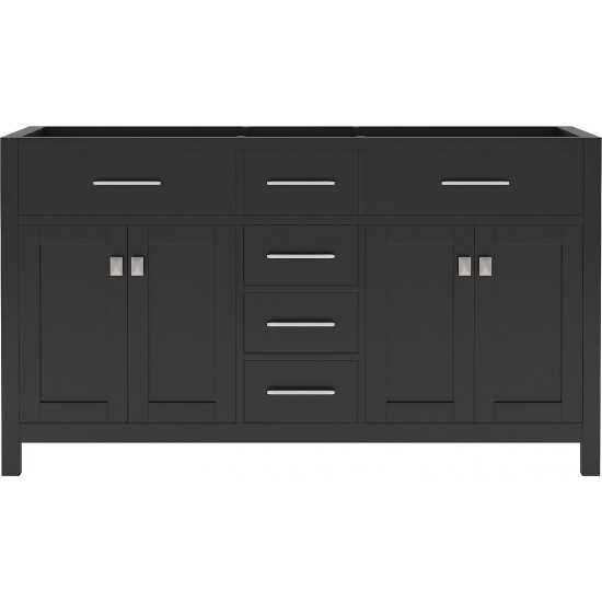 Caroline 60" Double Cabinet in Espresso