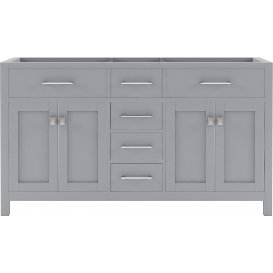 Caroline 60" Double Cabinet in Gray