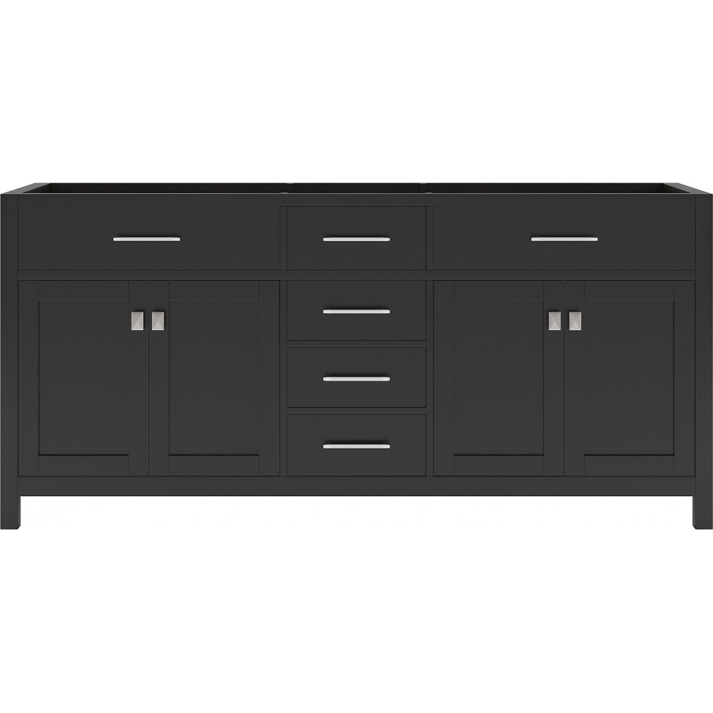 Caroline 72" Double Cabinet in Espresso