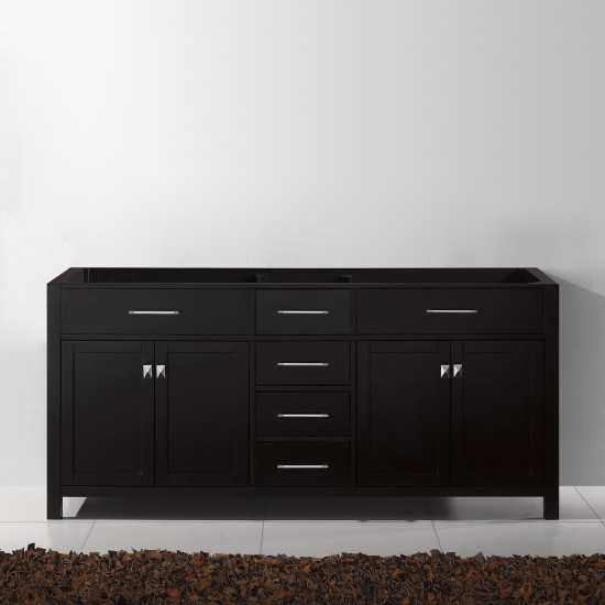 Caroline 72" Double Cabinet in Espresso