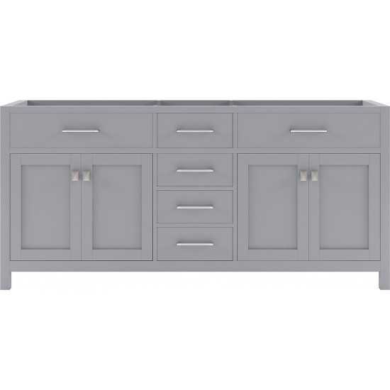 Caroline 72" Double Cabinet in Gray