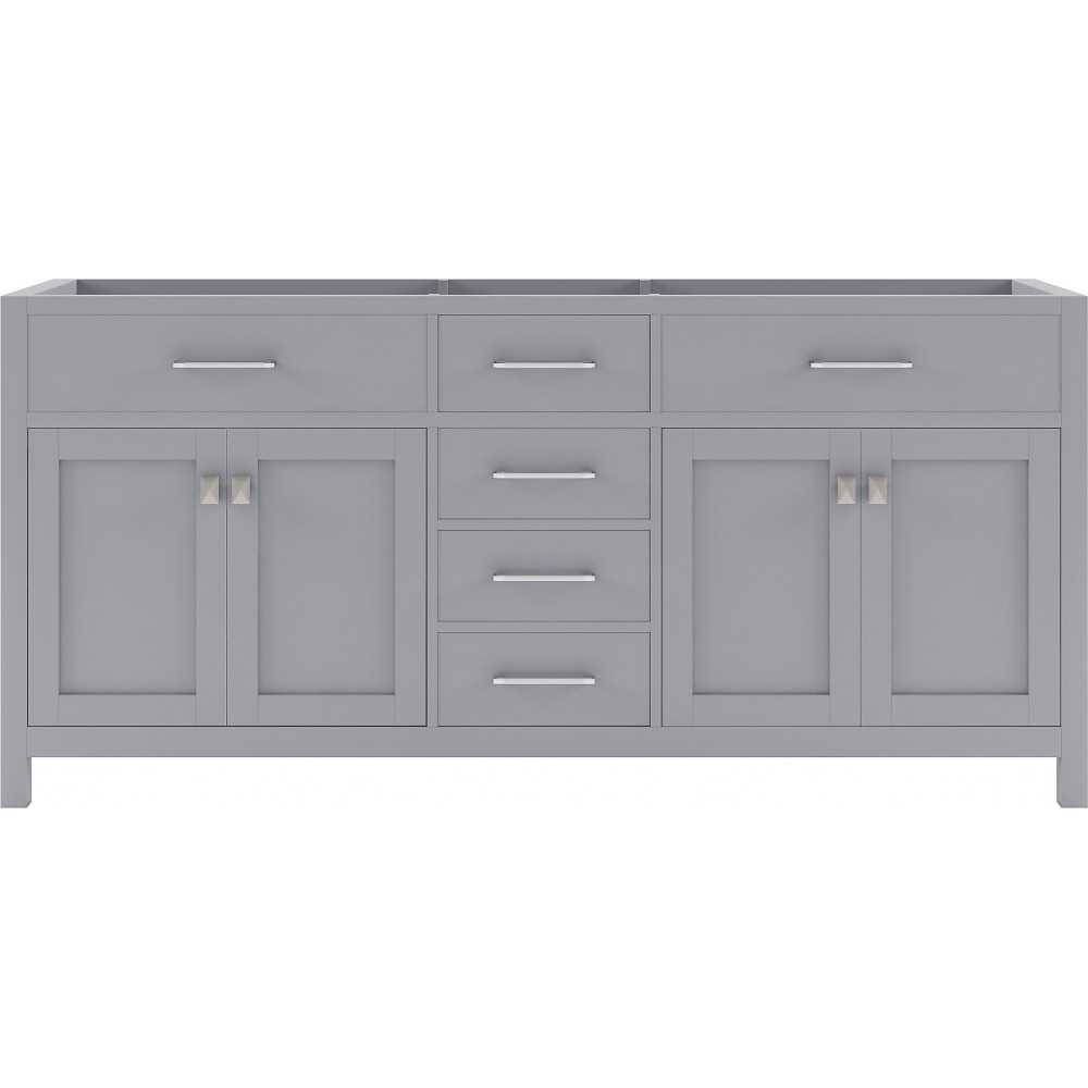 Caroline 72" Double Cabinet in Gray