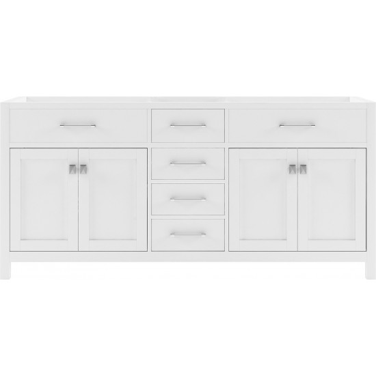 Caroline 72" Double Cabinet in White