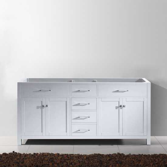 Caroline 72" Double Cabinet in White