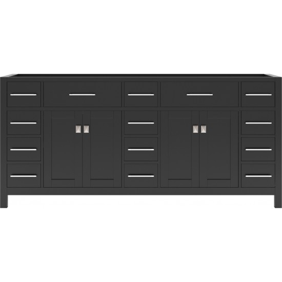 Caroline Parkway 72" Double Cabinet in Espresso