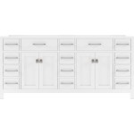Caroline Parkway 72" Double Cabinet in White