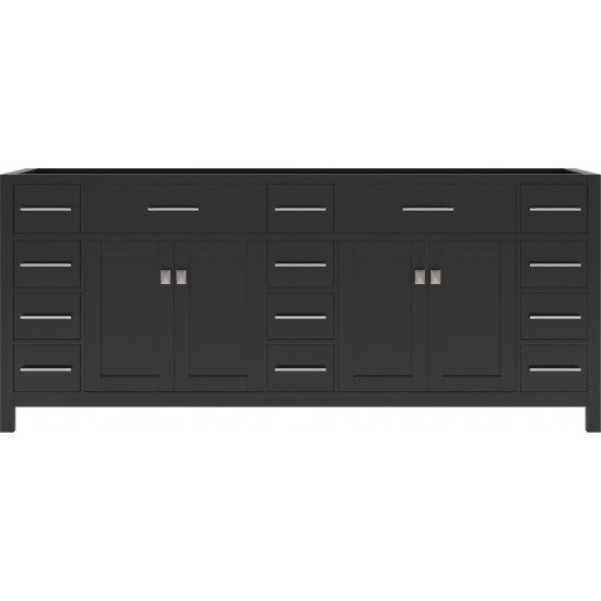 Caroline Parkway 78" Double Cabinet in Espresso